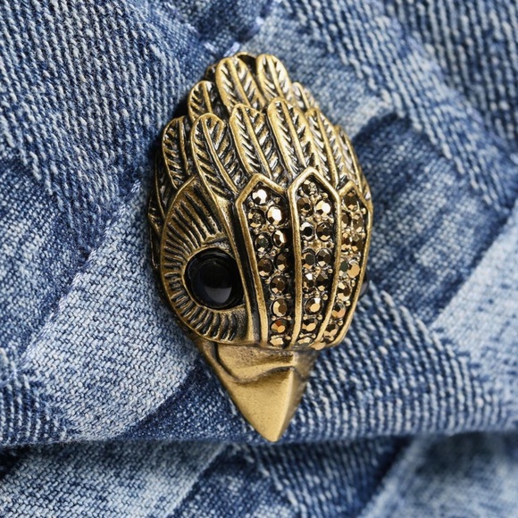 Kurt Geiger London Large Soft Kensington Denim shoulder bag - Picture 9 of 9